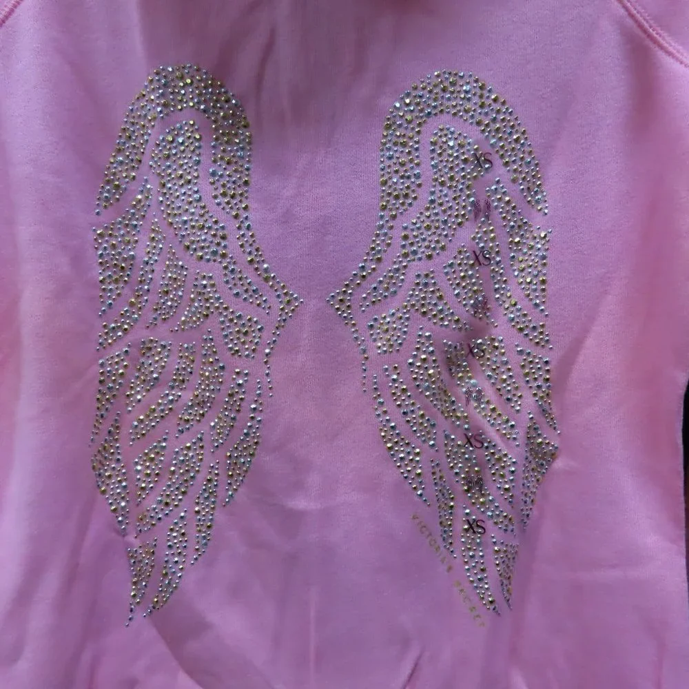 NEW Women's Victoria's Secret Angel Zip-up Hoodie - Picture 10 of 14